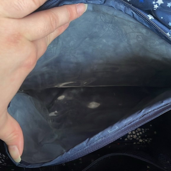 Vera Bradley x Shawn Johnson - ReActive Deluxe Tote + Pouch in Dark Blue Heather - Picture 10 of 11